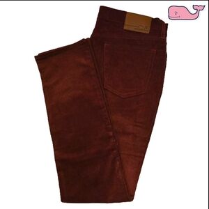 NWT PRICE DROP‼️Vineyard Vines Men's 34"×34" Crimson Red 5-Pocket Corduroy Pants